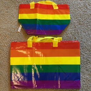 IKEA Rainbow Pride Large & Small Tote Bags